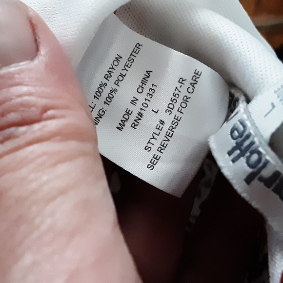 Charlotte Russe Dress Boho Split Sleeve Size Large - Picture 9 of 10